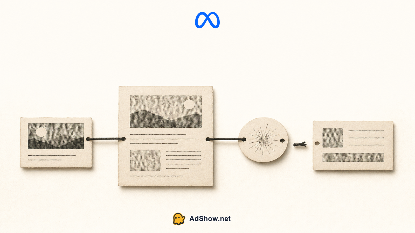 Media buyer tracing the conversion path from an ad click through a landing page, form submission, tracking event, and sales follow-up