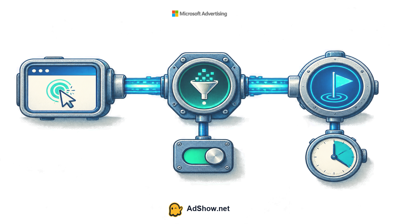 Microsoft Advertising diagnostic workflow for Microsoft Ads conversions not showing