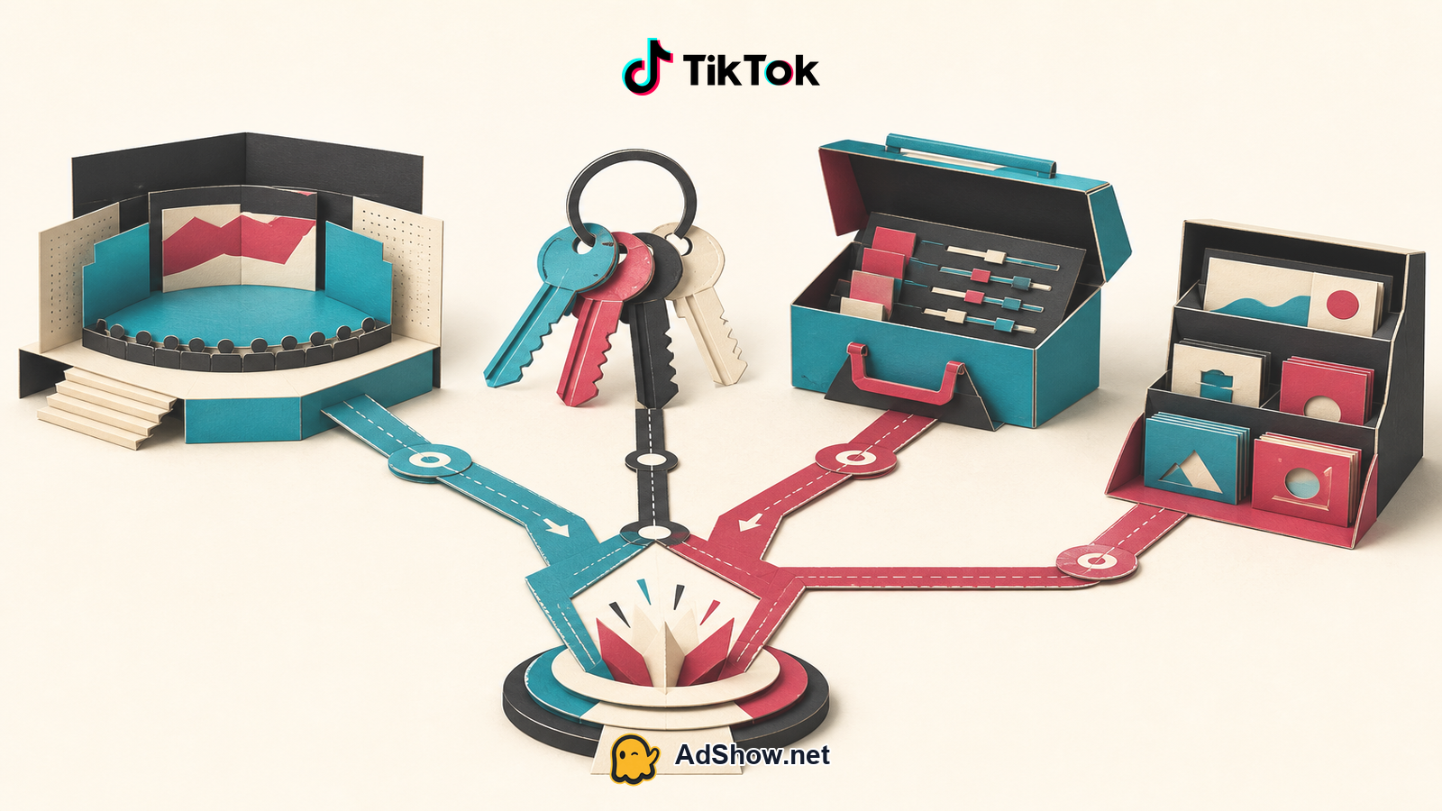 TikTok business account Ads Manager and Business Center identity layers