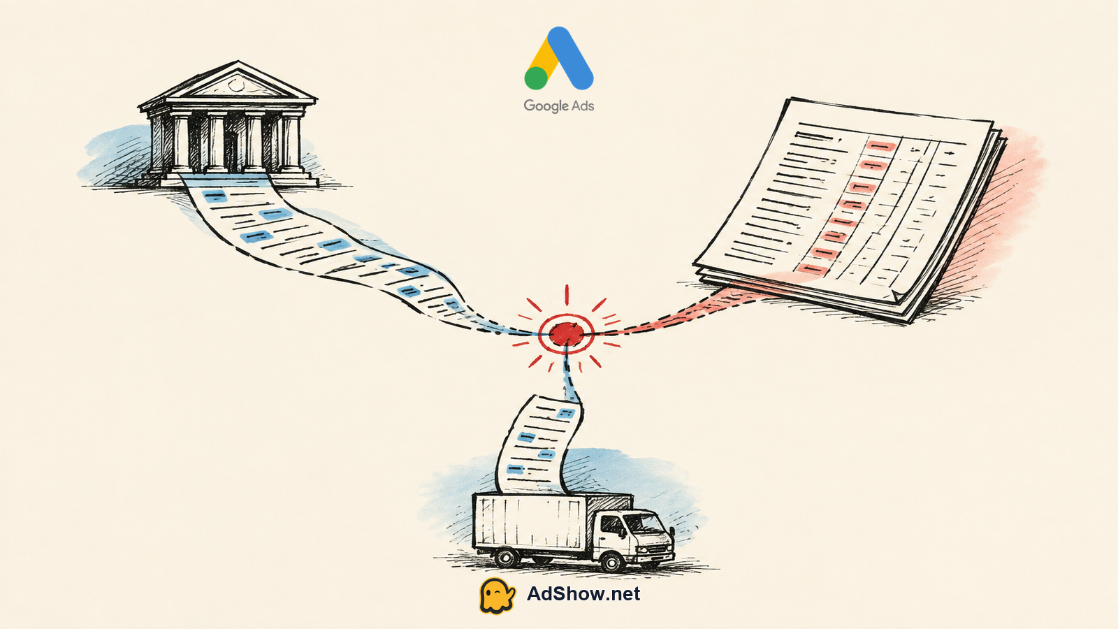 Diagnostic path for google ads payment declined